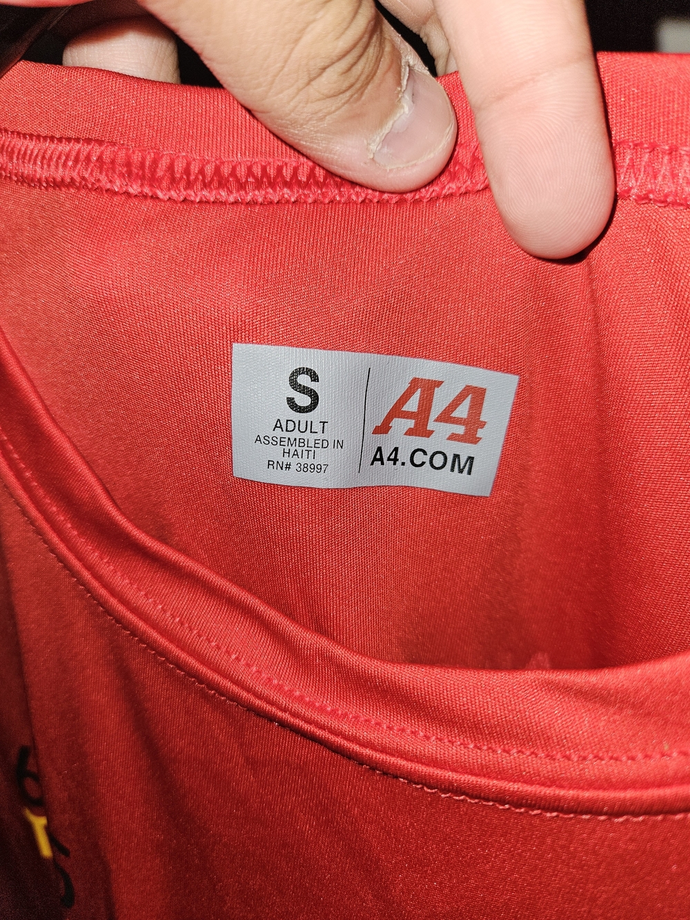 Red Training Program Short Sleeve Tee - Picture 3 of 3